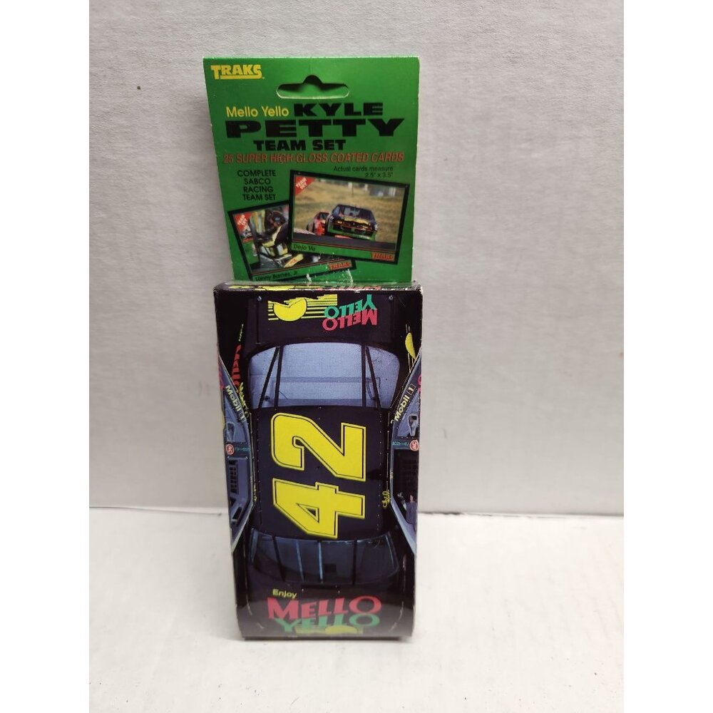 Traks Mello Yello Kyle Petty Team Set - 26 Super High Gloss‎ Coated NASCAR Cards